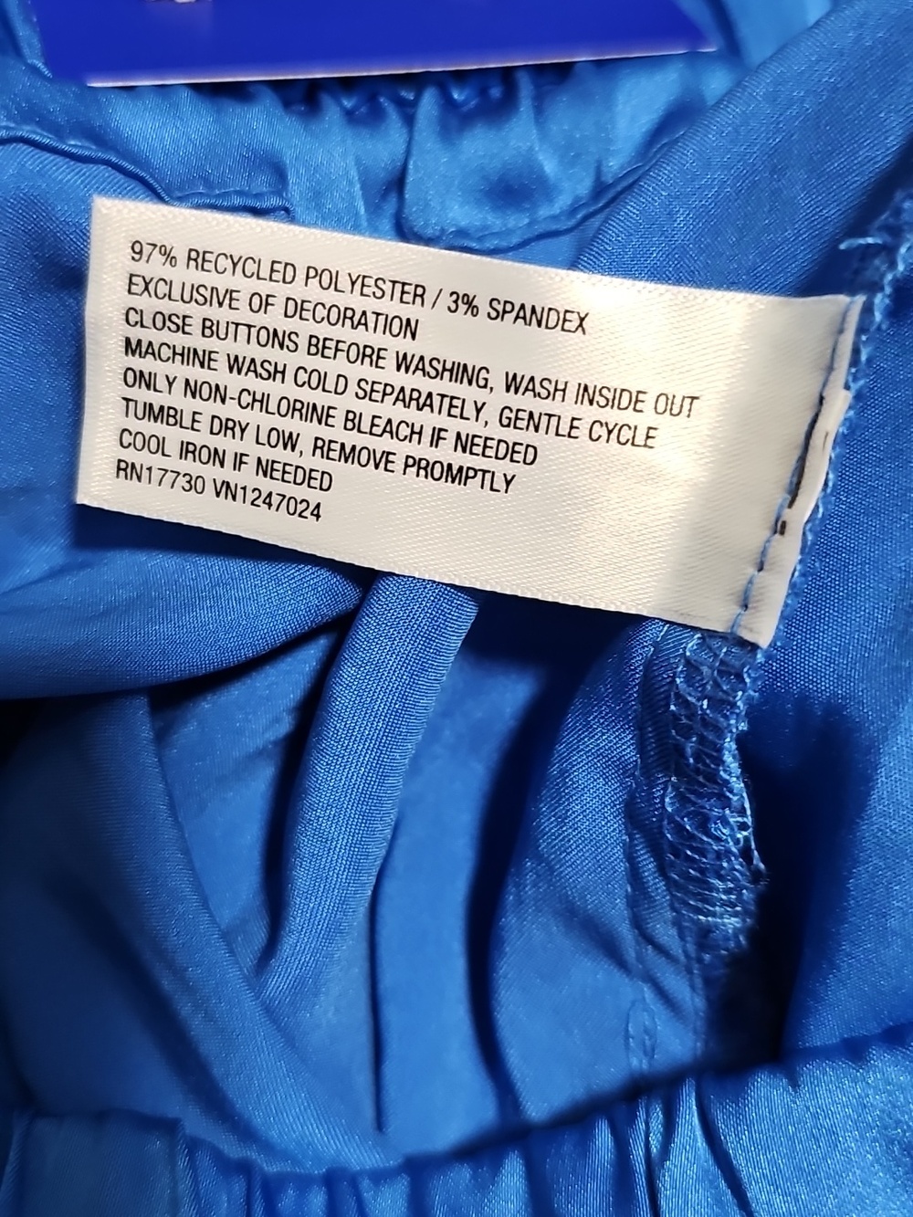 NWT Joy Lab Low-Rise Straight Leg Pants Supersonic Blue/Turquiose Small - Picture 6 of 6